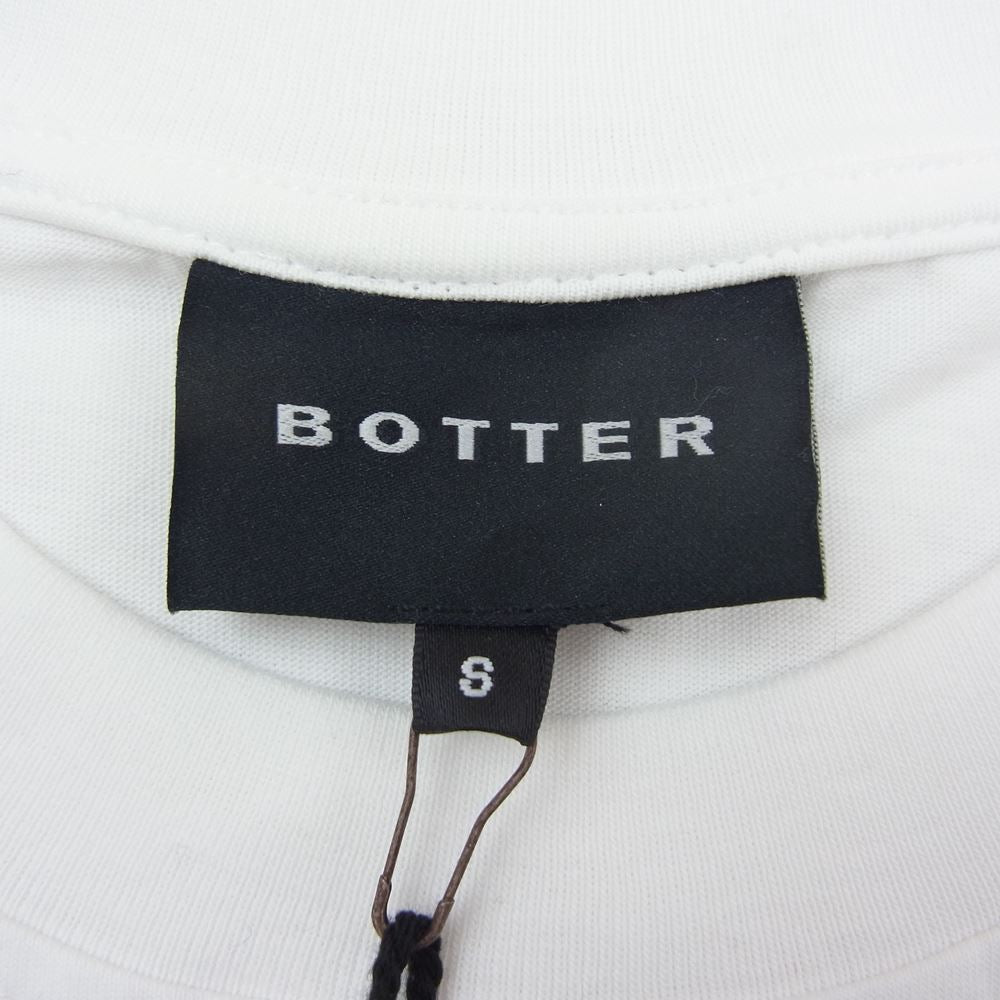ボッター 3012 SHORT SLV BOTTER CLASSIC TSHIRT DO YOU SEE US NOW? プリント 半袖 Tシャツ ホワイト系 S【美品】【中古】