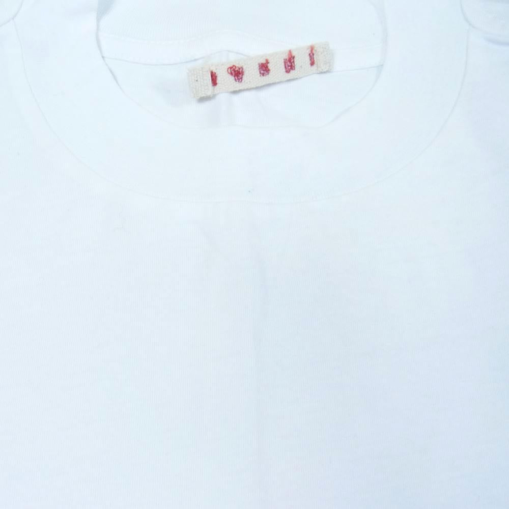 マルニ　半袖　tシャツ ロゴ　プリント　ダンスバニー　メンズ　ホワイト　白