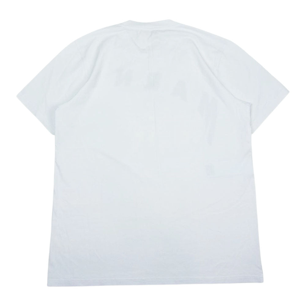 MARNI マルニ 国内正規品 ロゴ 半袖 Tシャツ ホワイト系 48【美品】【中古】