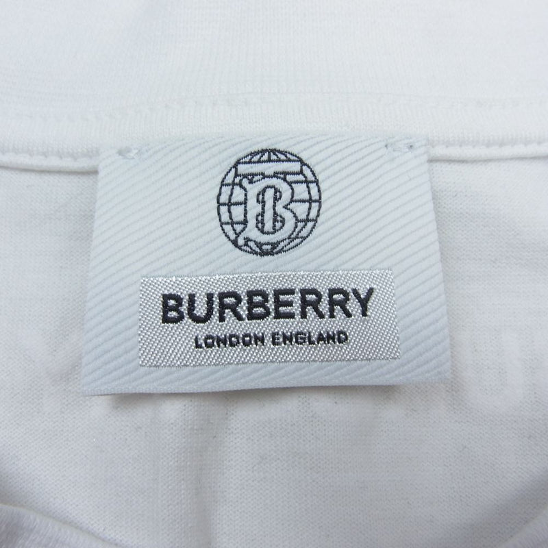 BURBERRY バーバリー 8037303 CARRICK LOVE PRINT プリント 半袖 Tシャツ ホワイト ホワイト系 M【美品】【中古】