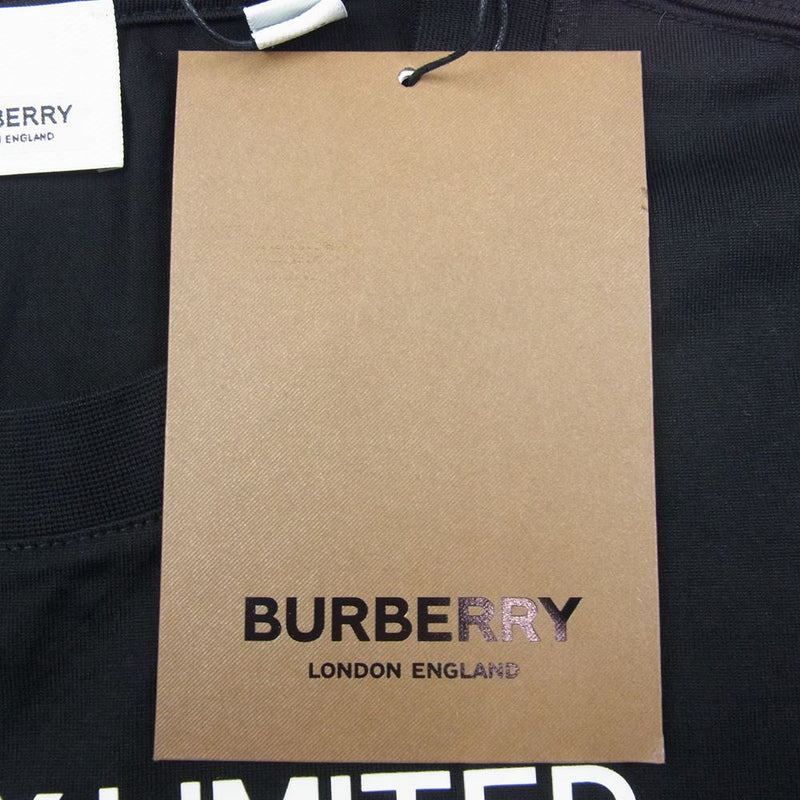 BURBERRY バーバリー 8024628 CREW-NECK T-SHIRT LONDON ロンドン ホースフェリー クルーネック Tシャツ ブラック系 M【美品】【中古】