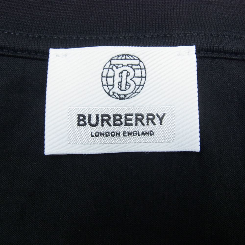 BURBERRY バーバリー 8037302 CARRICK LOVE PRINT プリント 半袖 Tシャツ ブラック ブラック系 M【美品】【中古】
