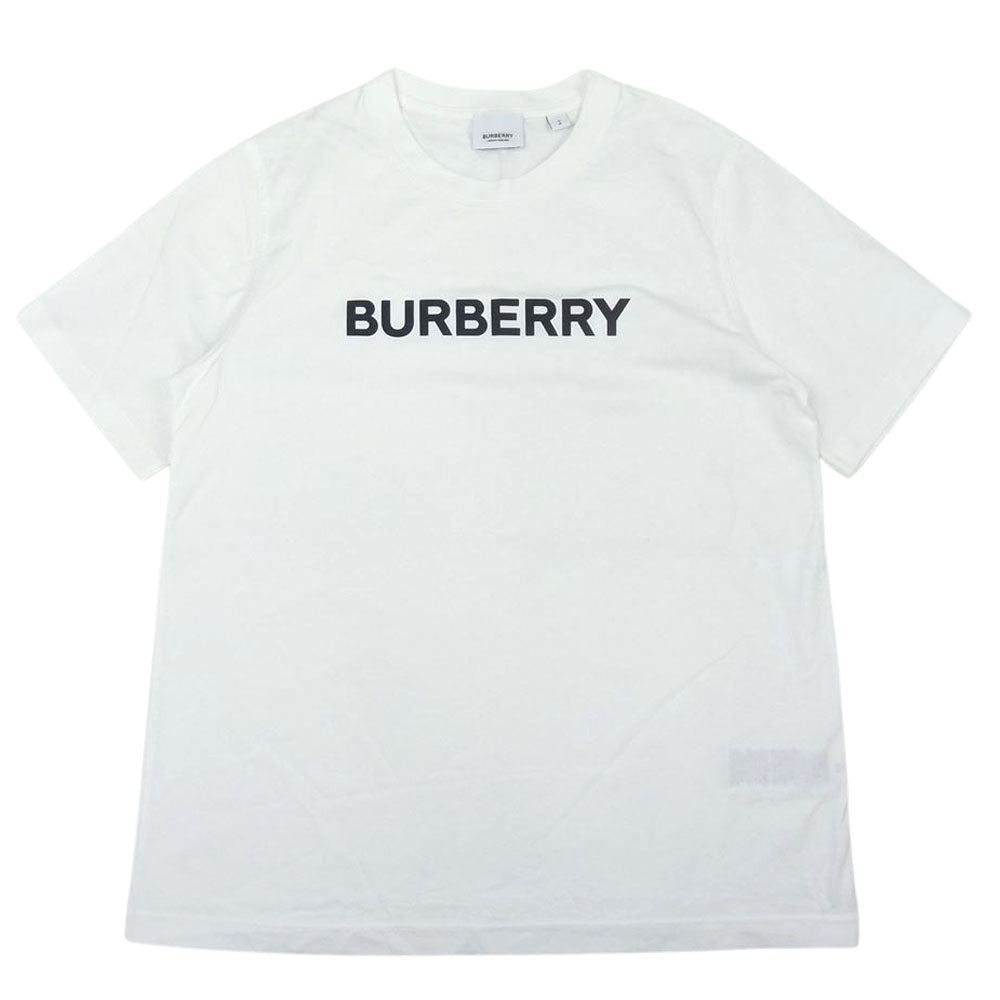 BURBERRY バーバリー 8056724 MARGOT LOGO ロゴ プリント 半袖 Tシャツ ホワイト ホワイト系 S【美品】【中古】