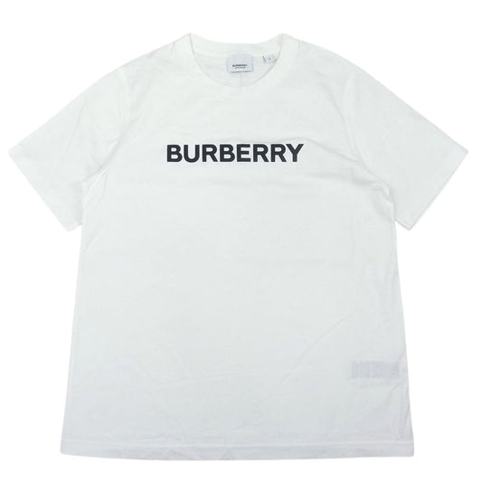 BURBERRY バーバリー 8056724 MARGOT LOGO ロゴ プリント 半袖 Tシャツ ホワイト ホワイト系 S【美品】【中古】