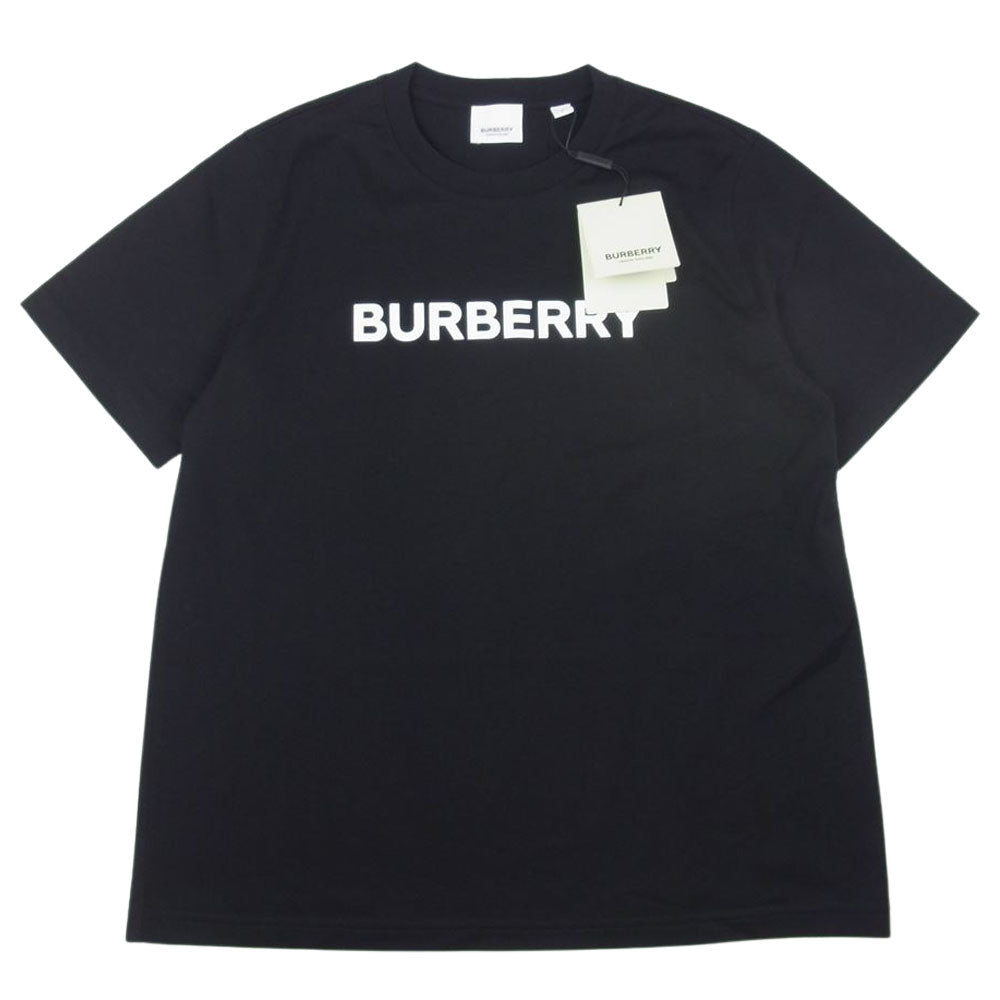 BURBERRY バーバリー 8055251 MARGOT LOGO ロゴ プリント 半袖 Tシャツ ブラック ブラック系 S【美品】【中古】