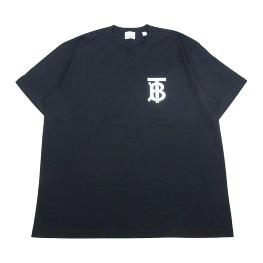 BURBERRY バーバリー 8017484 EMERSON TB プリント 半袖 Tシャツ ブラック ブラック系 M【美品】【中古】