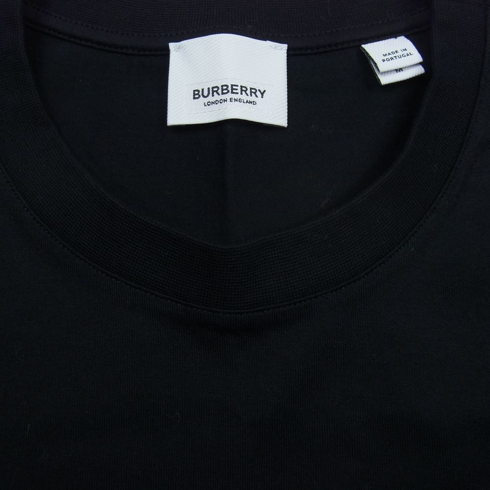 BURBERRY バーバリー 8017484 EMERSON TB プリント 半袖 Tシャツ ブラック ブラック系 M【美品】【中古】