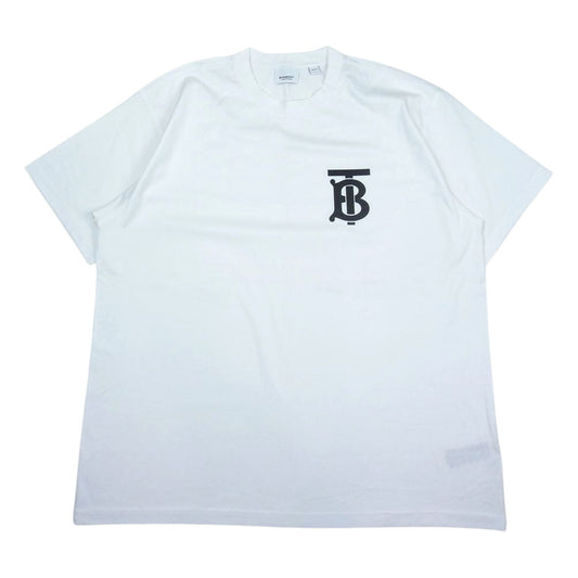 BURBERRY バーバリー 8017485 EMERSON TB プリント 半袖 Tシャツ ホワイト ホワイト系 S【美品】【中古】