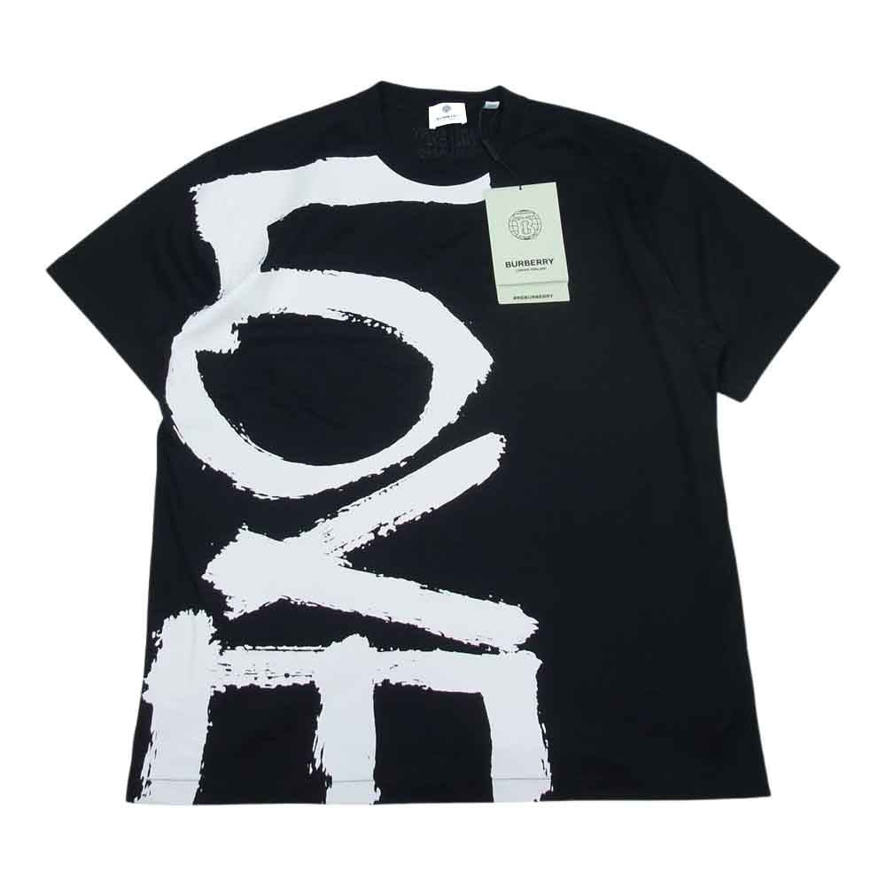 BURBERRY バーバリー 8037580 Love logo short sleeve T shirt ラブ ロゴ 半袖 Tシャツ ブラック系 S【新古品】【未使用】【中古】