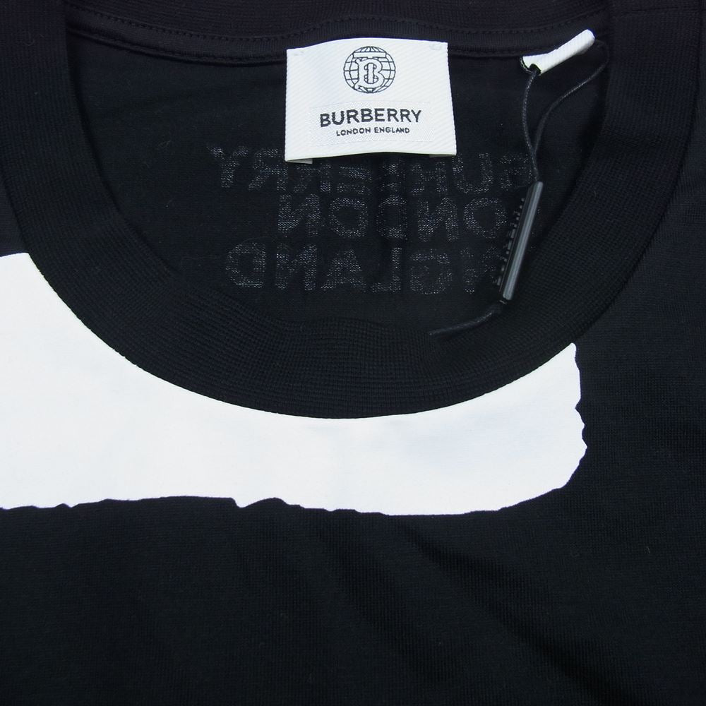 BURBERRY バーバリー 8037580 Love logo short sleeve T shirt ラブ ロゴ 半袖 Tシャツ ブラック系 S【新古品】【未使用】【中古】
