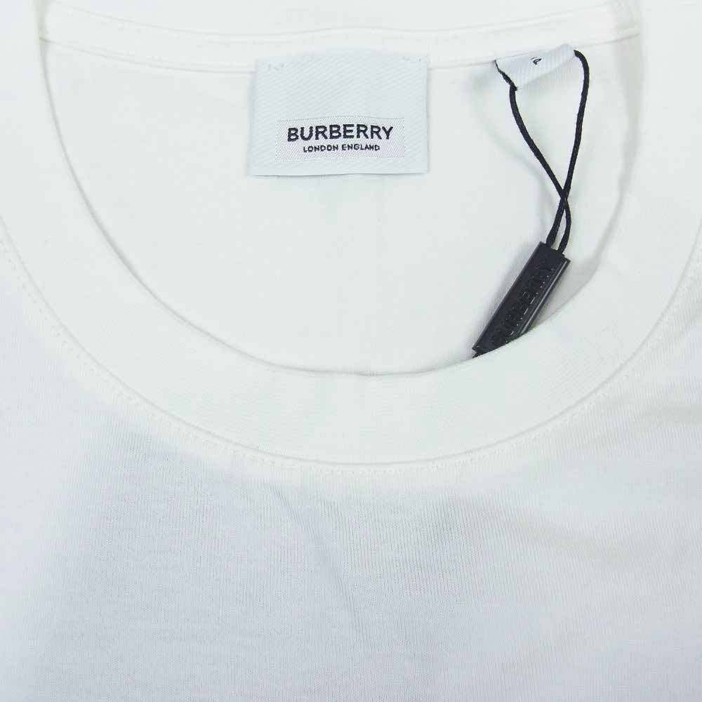 BURBERRY バーバリー 8040691 Horse Ferry Print Cotton Oversize Tee ホースフェリー プリント 半袖 Tシャツ ホワイト ホワイト系 S【美品】【中古】