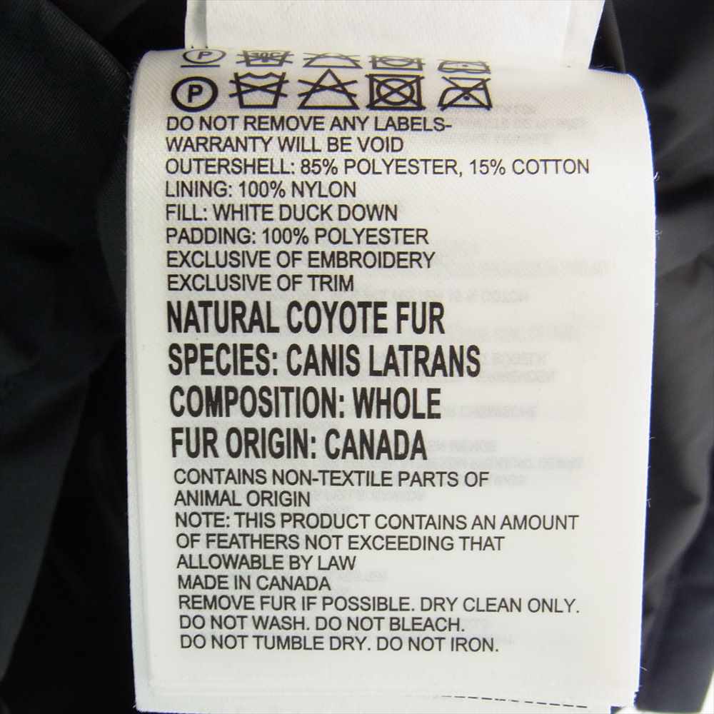 CANADA GOOSE カナダグース 2302JL 国内正規品 サザビーリーグ MACKENZIE PARKA マッケンジー パーカー ダウン コート ジャケット ネイビー系 M【中古】