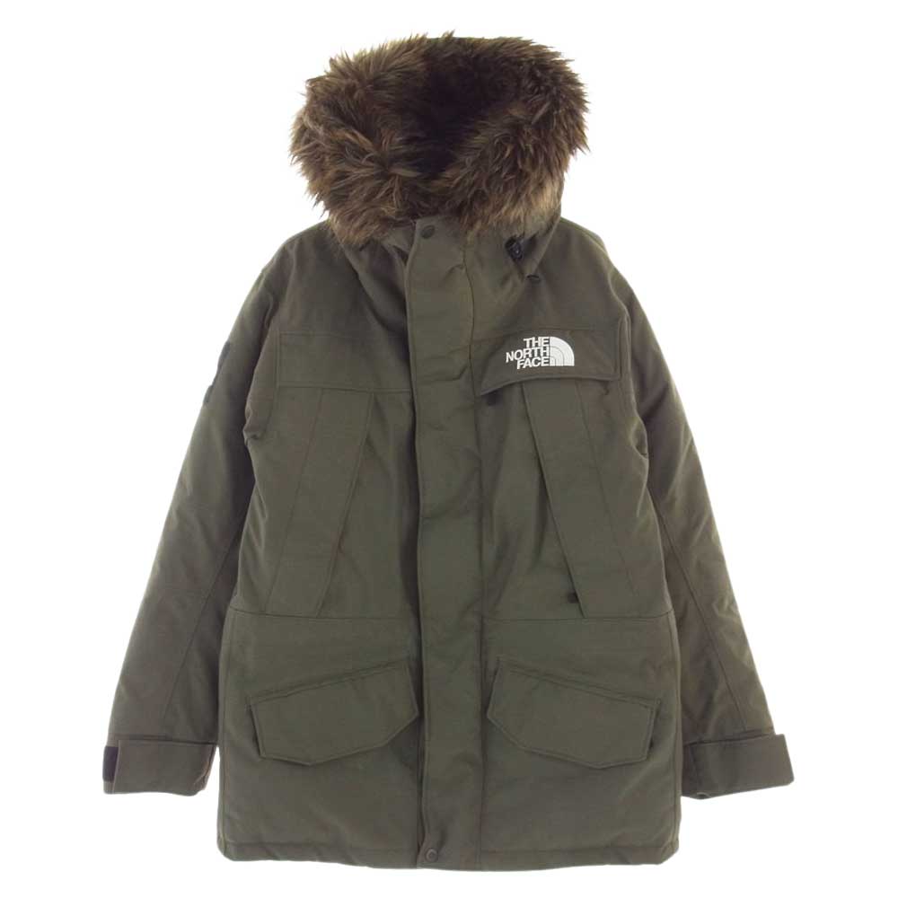 THE NORTH FACE ノースフェイス ND91807 Antarctica Parka アンタークティカ パーカ GORE-TEX ゴアテックス ダウン ジャケット カーキ系【美品】【中古】