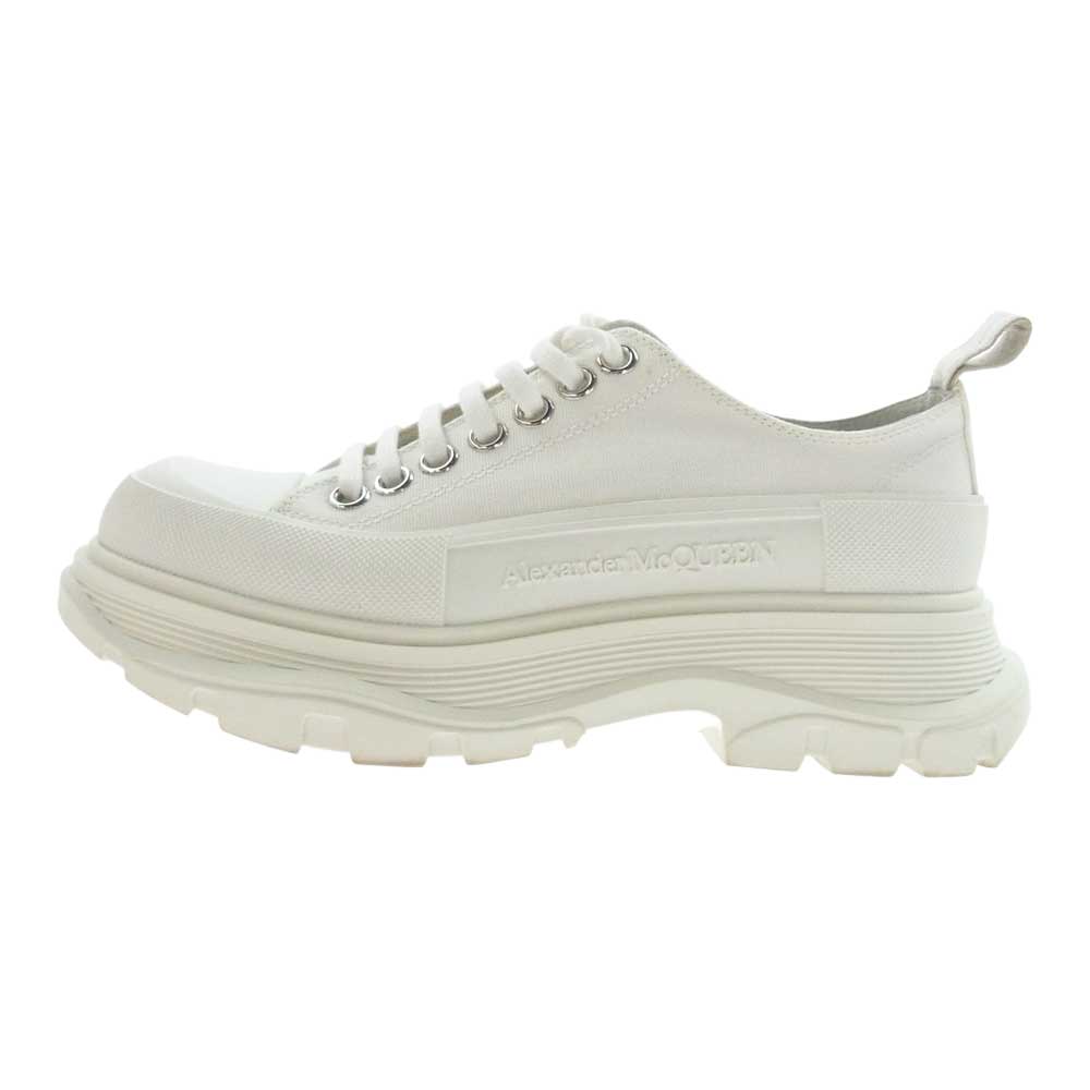 Alexander McQueen アレキサンダーマックイーン 611705 Tread Slick トレード スリック 厚底 スニーカー ホワイト ホワイト系 37【中古】