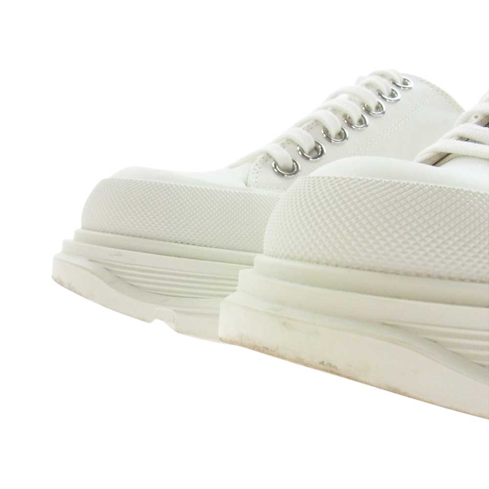 Alexander McQueen アレキサンダーマックイーン 611705 Tread Slick トレード スリック 厚底 スニーカー ホワイト ホワイト系 37【中古】