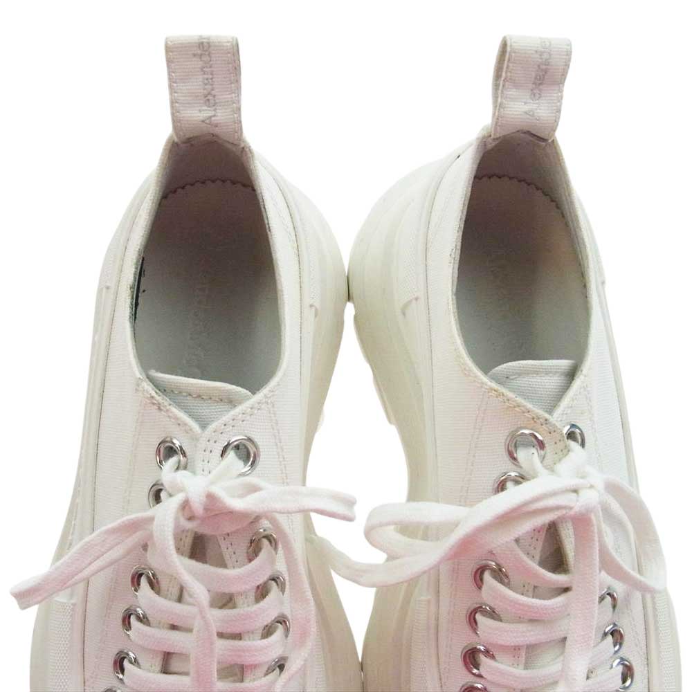 Alexander McQueen アレキサンダーマックイーン 611705 Tread Slick トレード スリック 厚底 スニーカー ホワイト ホワイト系 37【中古】