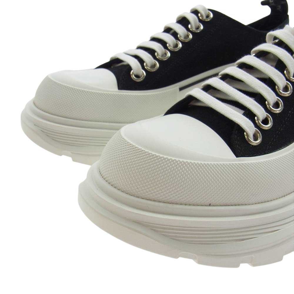 Alexander McQueen アレキサンダーマックイーン 611705 Tread Slick トレード スリック 厚底 スニーカー ブラック×ホワイト ブラック系 37【美品】【中古】