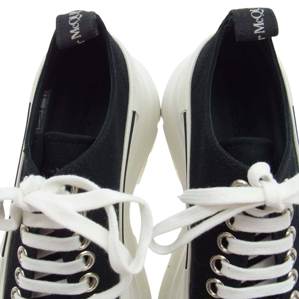 Alexander McQueen アレキサンダーマックイーン 611705 Tread Slick トレード スリック 厚底 スニーカー ブラック×ホワイト ブラック系 37【美品】【中古】