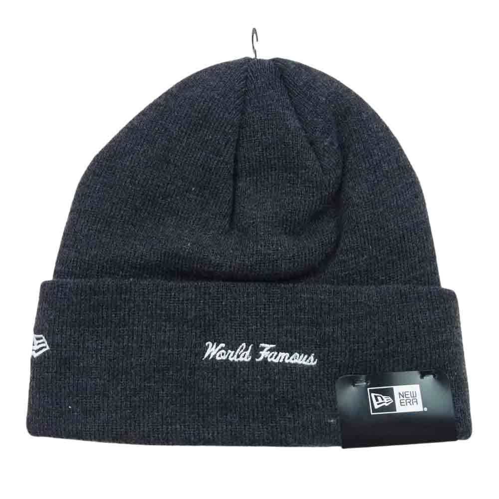 Supreme シュプリーム 21AW New Era Box logo Beanie ニューエラ ボックス ロゴ ビーニー CHARCOAL  ダークグレー系【新古品】【未使用】【中古】