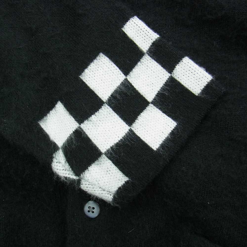 Supreme シュプリーム 21SS Brushed Checkerboard Cardigan チェッカー カーディガン ブラック系 L【中古】