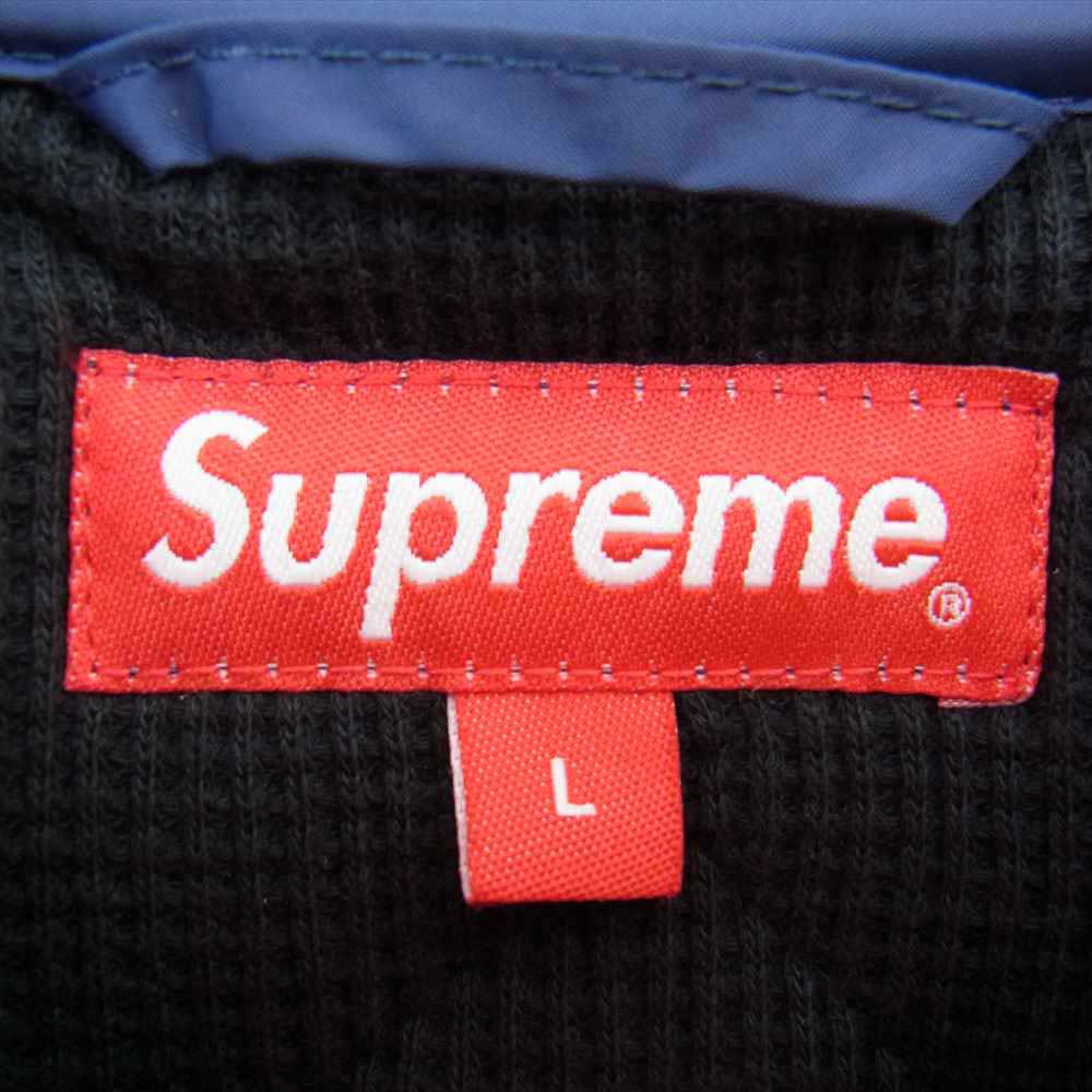 Supreme シュプリーム 21AW Quit Your Job Quilted Work Jacket キルティング ワーク ジャケット ネイビー系 L【美品】【中古】