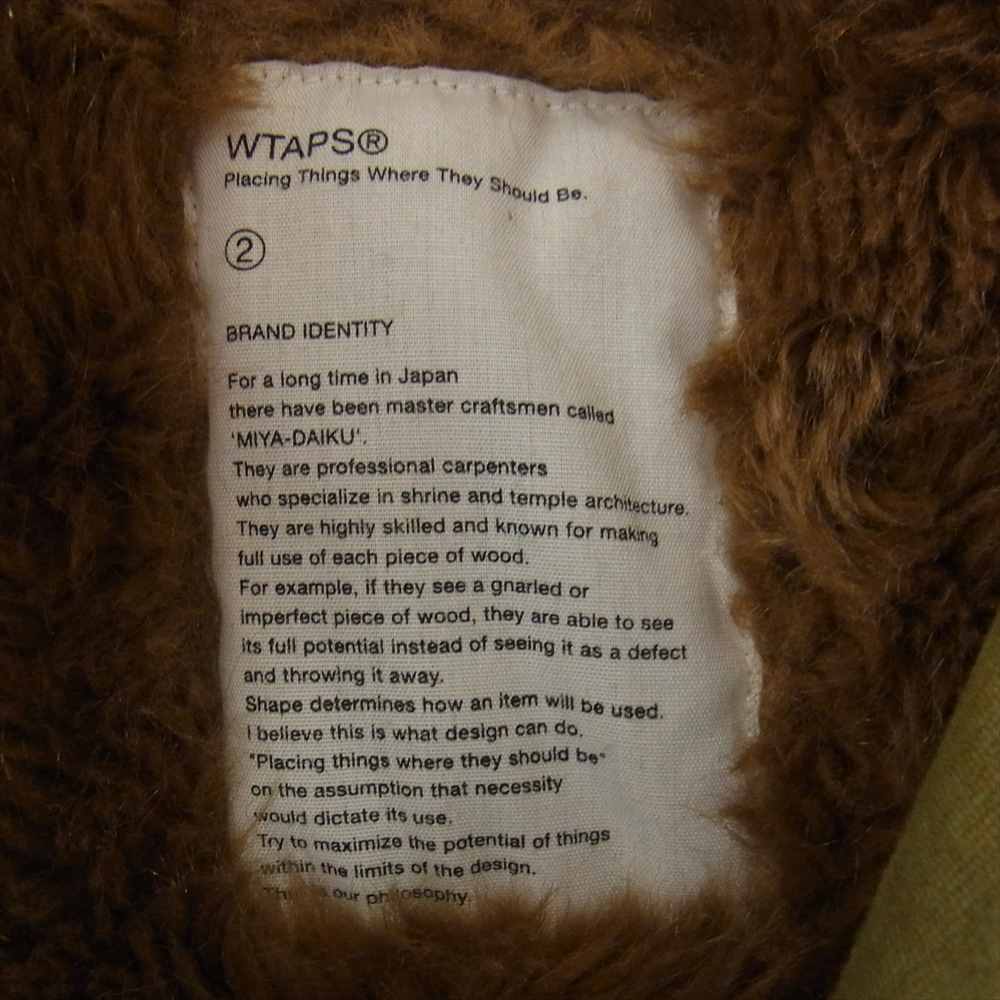 WTAPS ダブルタップス  15AW N-1 デッキ ジャケット モスグリーン系【中古】