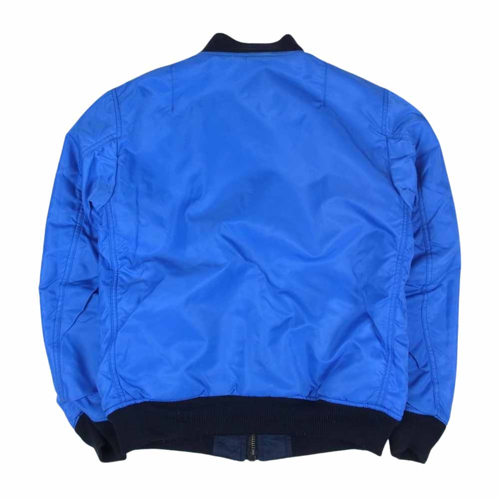 AVIREX アヴィレックス 6142176 MA-1 LIGHT ZONE フライト ジャケット ネイビー系 ブルー系 M【中古】