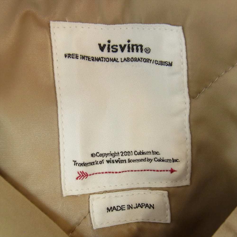 VISVIM ビズビム 19AW 0119205013009 DASHIELL TRENCH 中綿トレンチ コート ベージュ系 3【中古】