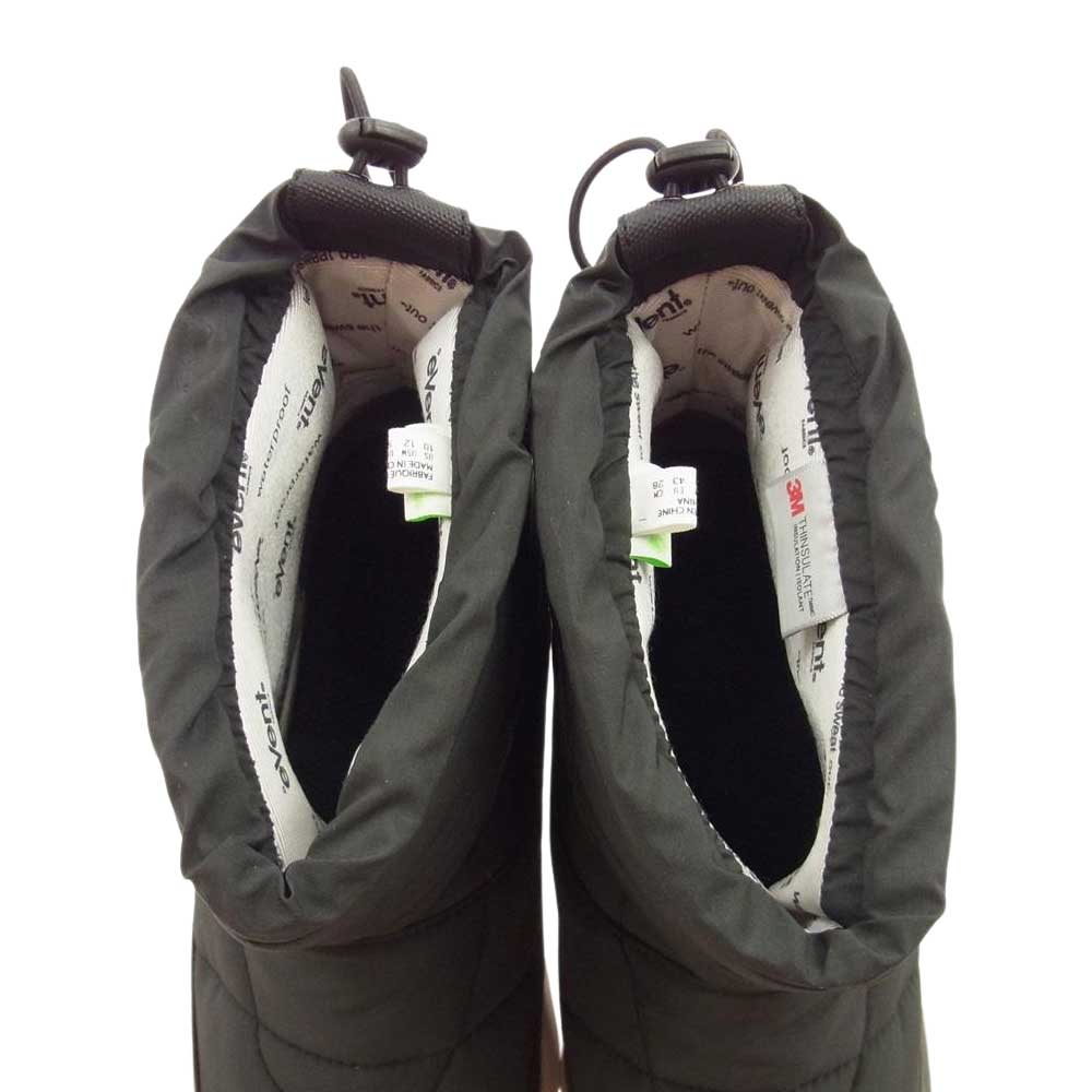mastermind JAPAN マスターマインドジャパン × SUICOKE スイコック BOWER BOOTS キルティング ブラック系 28cm【極上美品】【中古】