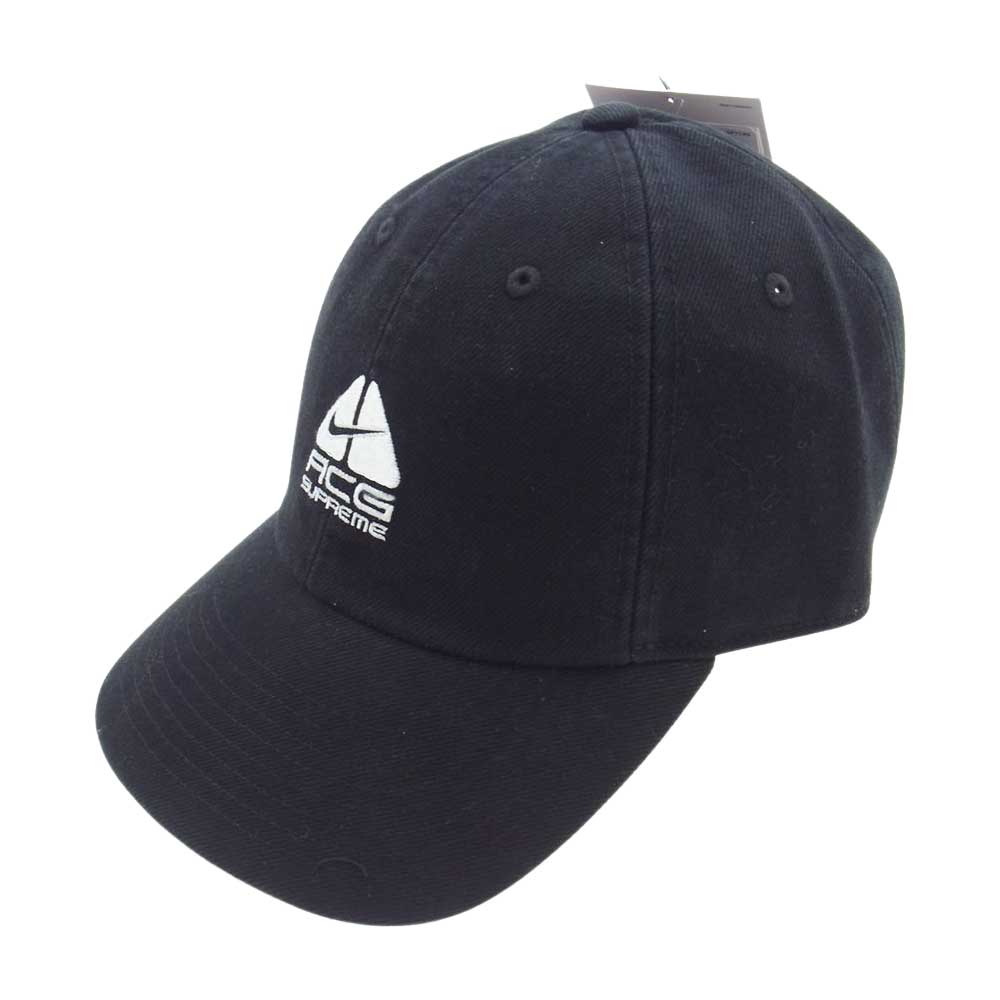 Supreme シュプリーム  22FW ACG Denim 6-Panel Cap ACG デニム 6パネル キャップ ブラック系【極上美品】【中古】
