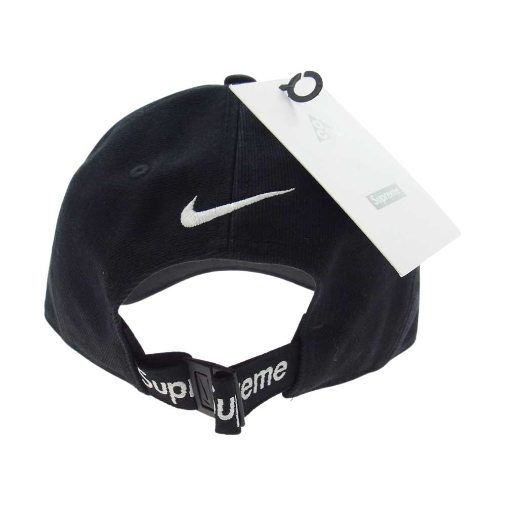 Supreme シュプリーム  22FW ACG Denim 6-Panel Cap ACG デニム 6パネル キャップ ブラック系【極上美品】【中古】