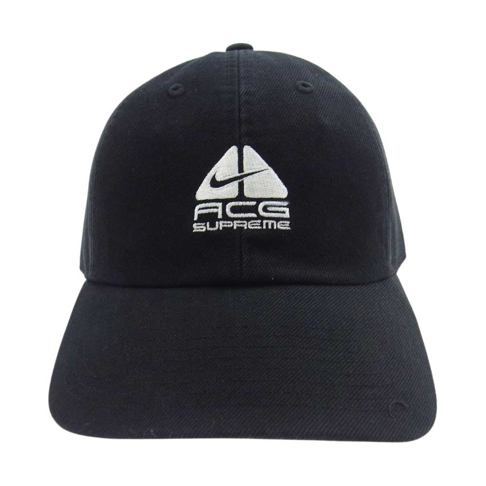 Supreme シュプリーム  22FW ACG Denim 6-Panel Cap ACG デニム 6パネル キャップ ブラック系【極上美品】【中古】