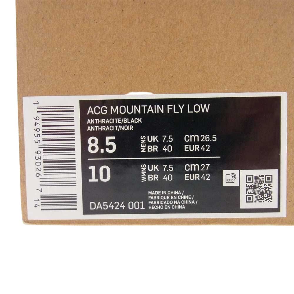 NIKE ナイキ DA5424 001 ACG MOUNTAIN FLY LOW ANTHRACITE マウンテン フライ ロー アンスラサイト スニーカー  ブラック系 26.5cm【中古】
