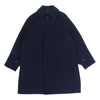 COMOLI コモリ 14F-04003 CAVALIER MELTON BALCOLLAR COAT ウール バルカラー ステンカラー コート ダークネイビー系  0 【中古】
