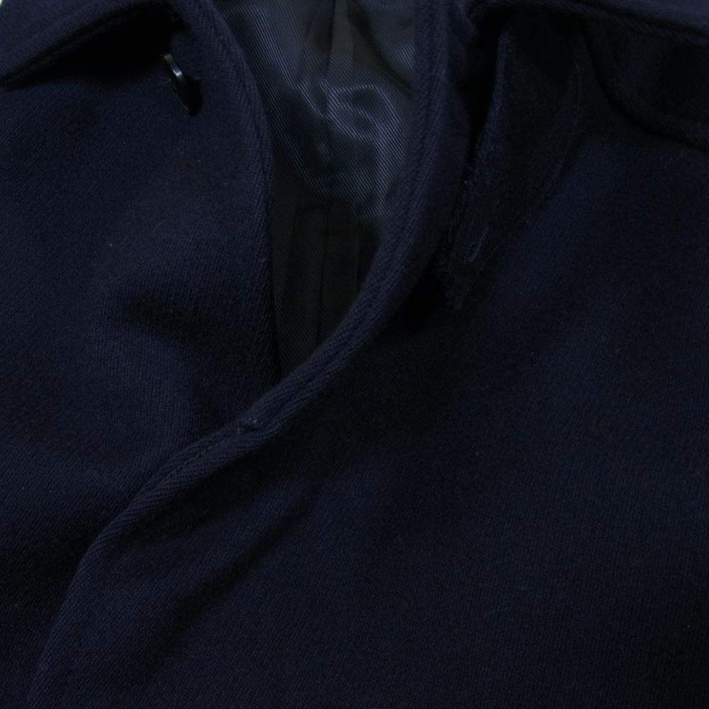 COMOLI コモリ 14F-04003 CAVALIER MELTON BALCOLLAR COAT ウール バルカラー ステンカラー コート ダークネイビー系  0 【中古】