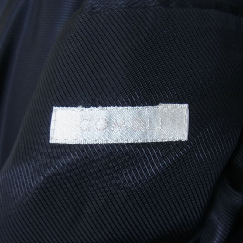 COMOLI コモリ 14F-04003 CAVALIER MELTON BALCOLLAR COAT ウール バルカラー ステンカラー コート ダークネイビー系  0 【中古】