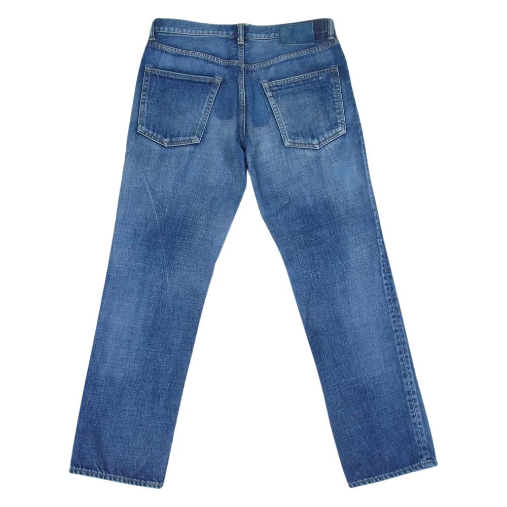 VISVIM ビズビム FIL SOCIAL SCULPTURE 03 JEAN DAMAGED 20 ソーシャル ダメージ加工 ウォッシュ デニムパンツ インディゴブルー系 34【中古】