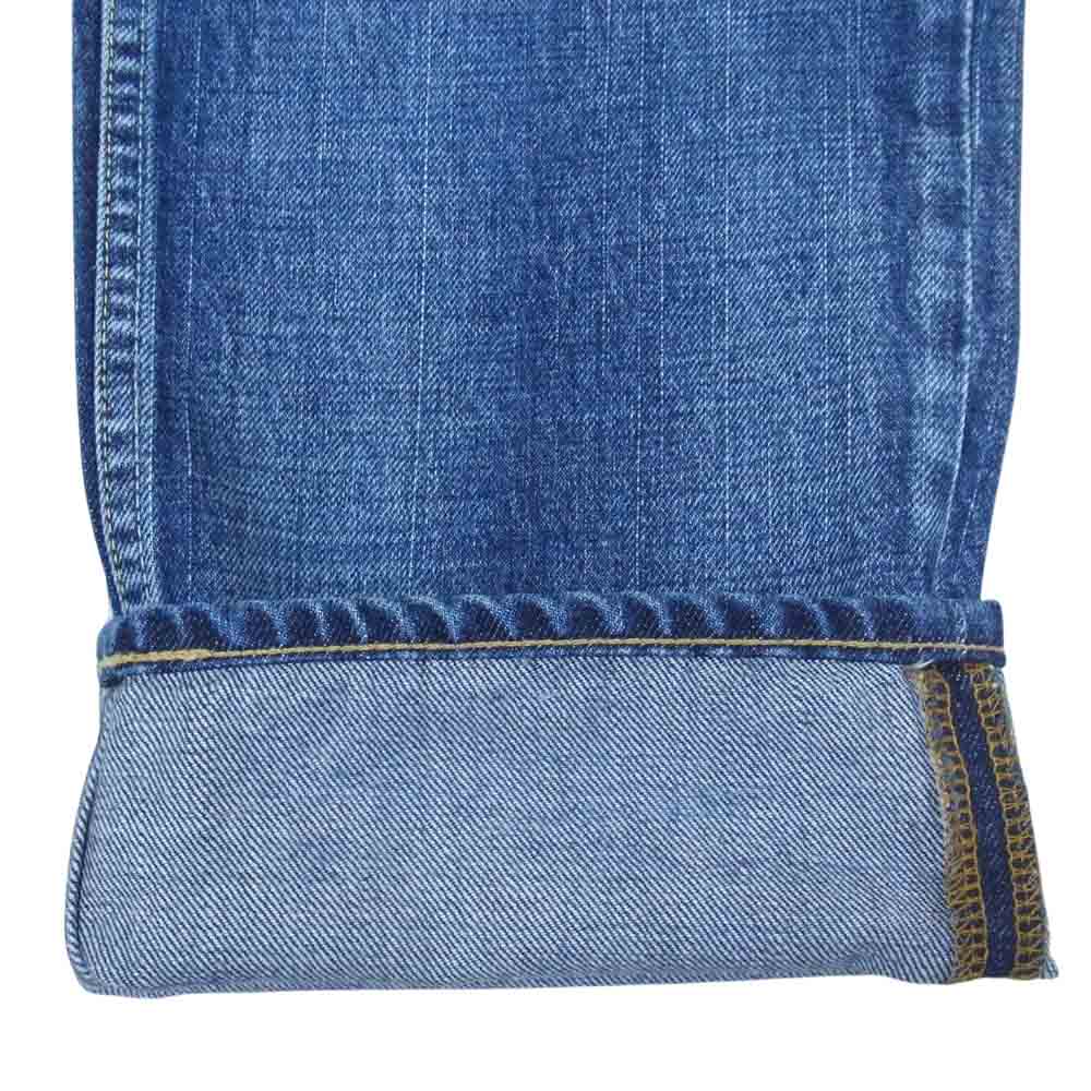 VISVIM ビズビム FIL SOCIAL SCULPTURE 03 JEAN DAMAGED 20 ソーシャル ダメージ加工 ウォッシュ デニムパンツ インディゴブルー系 34【中古】