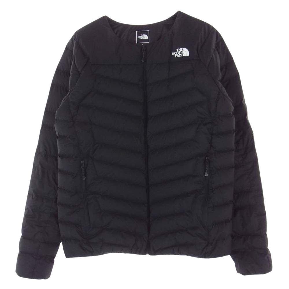 THE NORTH FACE ノースフェイス NY82213 THUNDER ROUNDNECK JACKET サンダージャケット ラウンドネック ダウンジャケット インナーダウン ブラック系 L【美品】【中古】