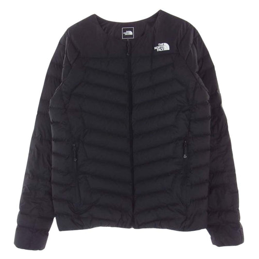 THE NORTH FACE ノースフェイス NY82213 THUNDER ROUNDNECK JACKET サンダージャケット ラウンドネック ダウンジャケット インナーダウン ブラック系 L【美品】【中古】