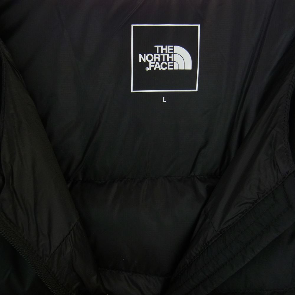 THE NORTH FACE ノースフェイス NY82213 THUNDER ROUNDNECK JACKET サンダージャケット ラウンドネック ダウンジャケット インナーダウン ブラック系 L【美品】【中古】