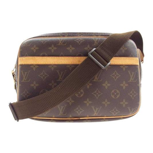 LOUIS VUITTON ルイ・ヴィトン M45254 モノグラム リポーター PM ショルダーバッグ ブラウン系【中古】
