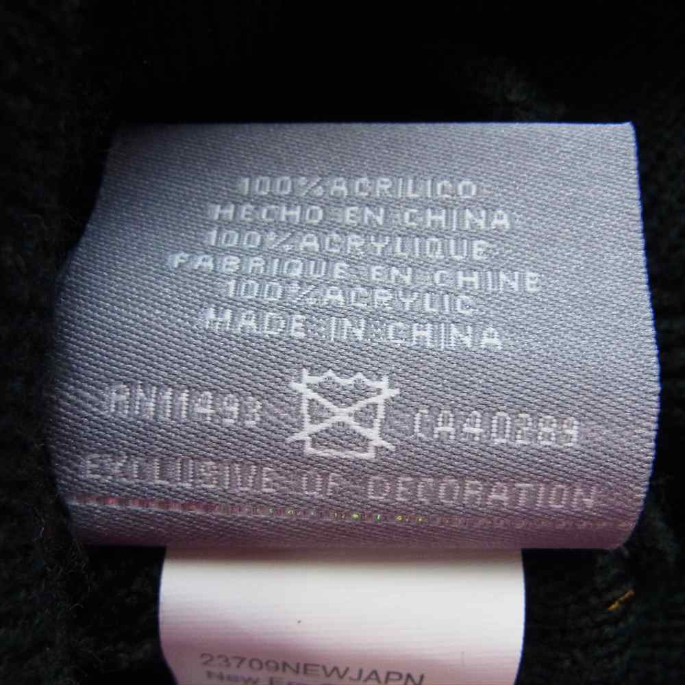 Supreme シュプリーム × Yohji Yamamoto ヨウジヤマモト 20AW New Era Beanie ニューエラ ビーニー ニットキャップ  ブラック系【中古】