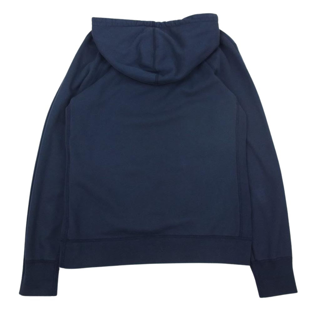 REIGNING CHAMP レイニングチャンプ コットン プルオーバー パーカー ネイビー系 S【中古】