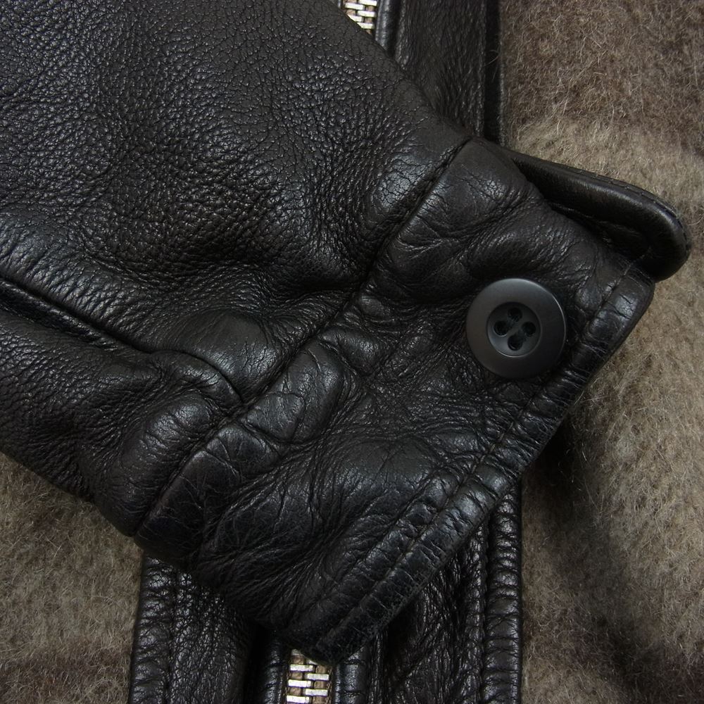 Ron Herman ロンハーマン グリズリージャケット　Lサイズ　鹿革レザー Ron Herman ロンハーマン グリズリージャケット Lサイズ 鹿革レザー