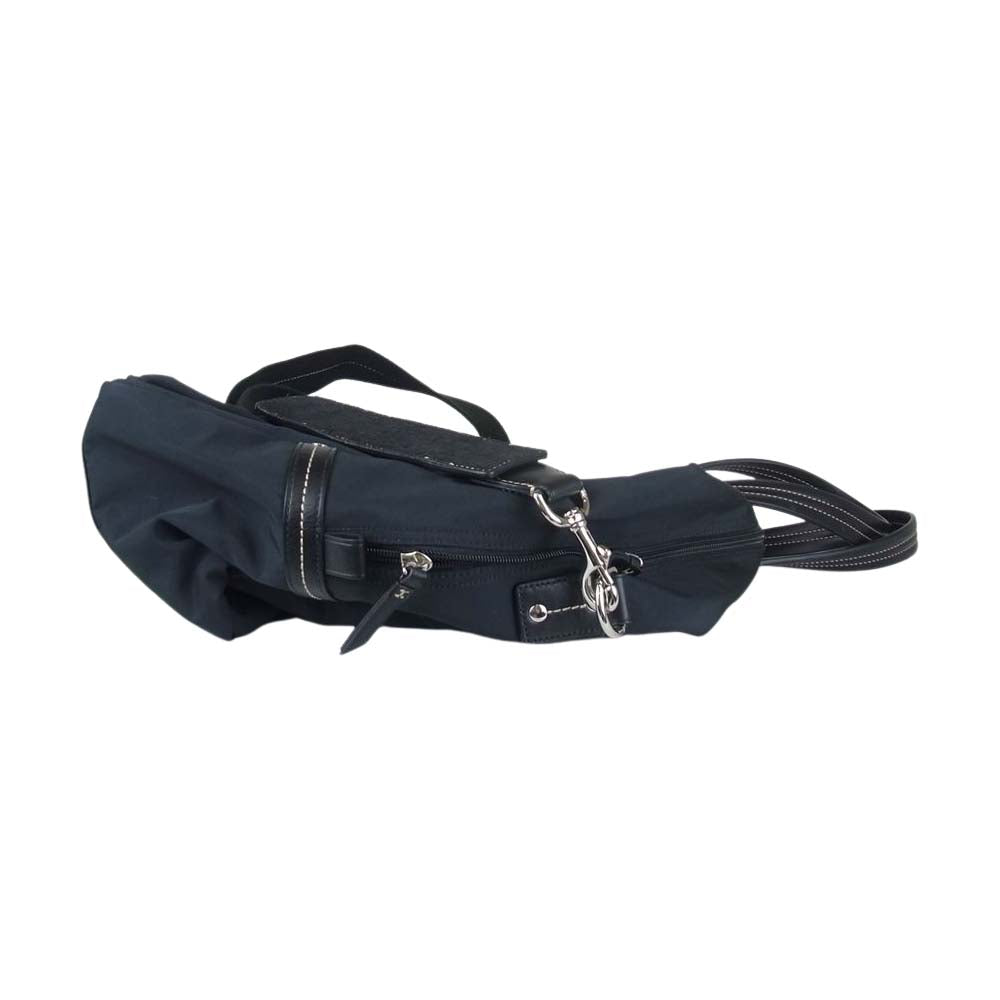 COACH コーチ E0969 77130 2WAY ショルダー ビジネス バッグ ブラック系【中古】