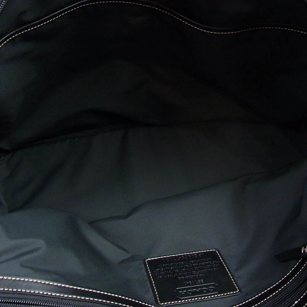 COACH コーチ E0969 77130 2WAY ショルダー ビジネス バッグ ブラック系【中古】