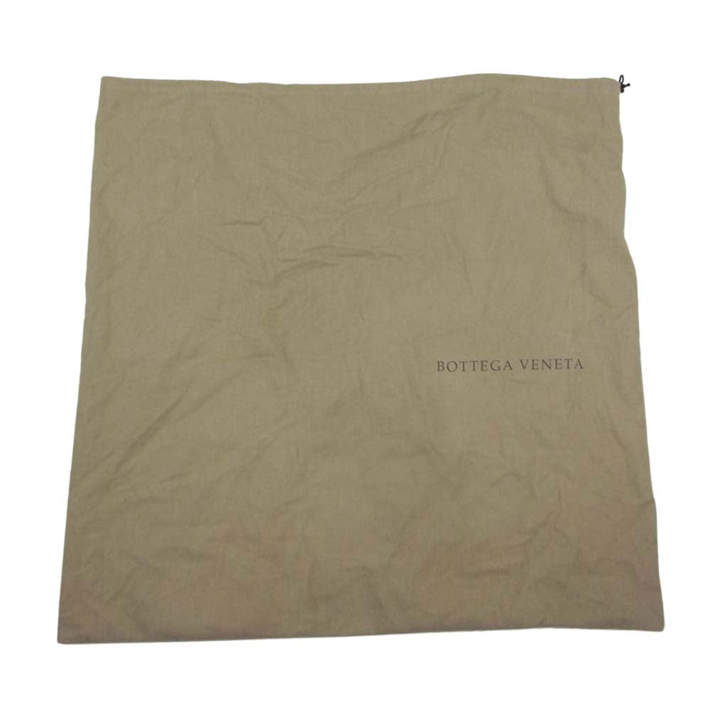 BOTTEGAVENETA ボッテガヴェネタ 244901 スピンネーカー イントレチャート ナイロン ボストンバッグ ブラック系【中古】