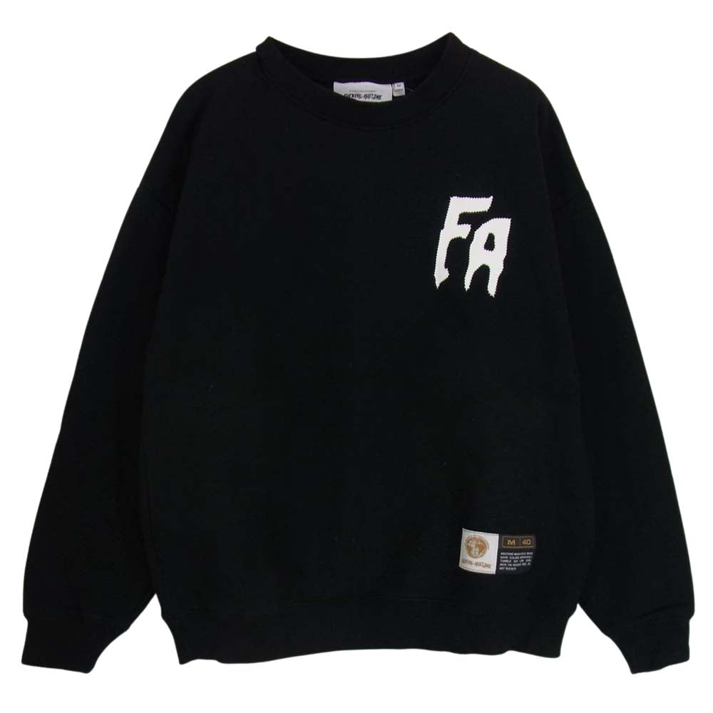 ファッキングオーサム FA ロゴ クルーネック スウェット  ブラック系 M【中古】
