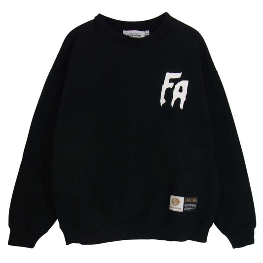 ファッキングオーサム FA ロゴ クルーネック スウェット  ブラック系 M【中古】